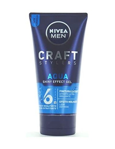 nivea hair gel per capelli tubo 150ml - n.6 - aqua shiny effect - lucente: tuttocasashop.it: igiene e cura della persona