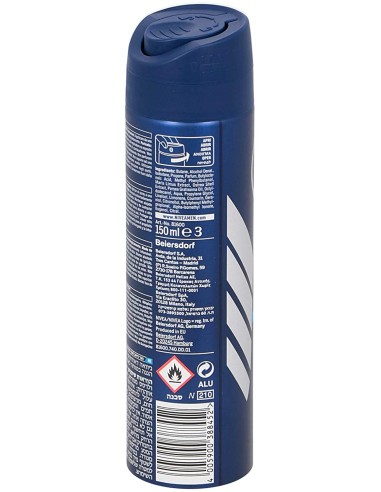 nivea deodorante spray - 150ml - for men - 48h - fresh active - dermo tested: tuttocasashop.it: igiene e cura della persona
