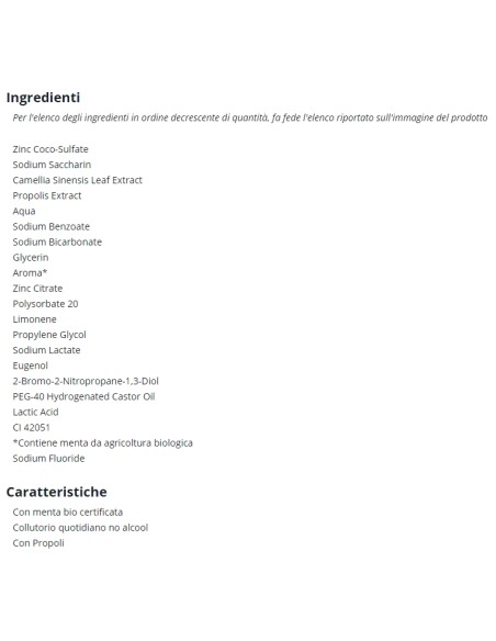 pasta del capitano collutorio per igiene dentale 400ml - blu - protezione: tuttocasashop.it: igiene e cura della persona