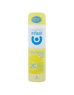 infasil deodorante spray - 150ml - freschezza attiva 48h - 2c: tuttocasashop.it: igiene e cura della persona