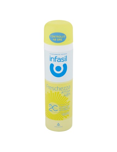 infasil deodorante spray - 150ml - freschezza attiva 48h - 2c: tuttocasashop.it: igiene e cura della persona
