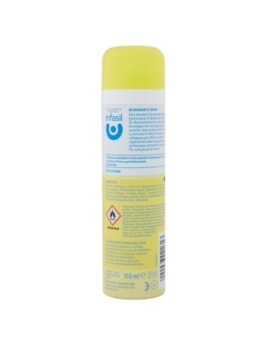 infasil deodorante spray - 150ml - freschezza attiva 48h - 2c: tuttocasashop.it: igiene e cura della persona