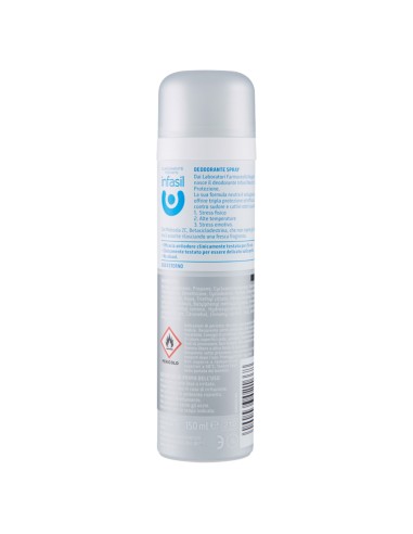 infasil deodorante spray - 150ml - neutro attivo tripla protezione 24h 2c: tuttocasashop.it: igiene e cura della persona