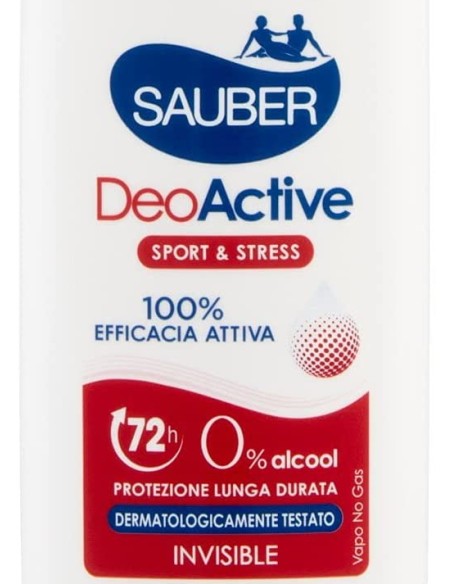 sauber deodorante vapo no-gas 75ml - active: tuttocasashop.it: igiene e cura della persona