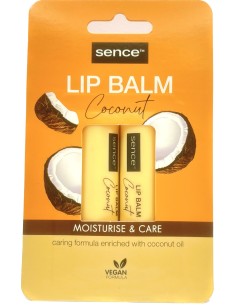 sence lip balm - 2 stick protettivo labbra da 4.3g - coconut: tuttocasashop.it: igiene e cura della persona