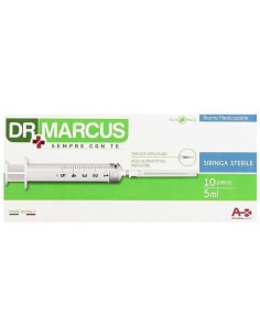 dr marcus 10 siringhe monouso sterili - 5ml - ago indolore ultrasottile: tuttocasashop.it: igiene e cura della persona