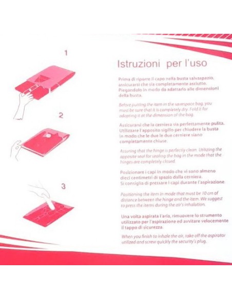 dealo custodia sottovuoto indumenti 70x100cm - con valvola per aspirazione: tuttocasashop.it: prodotti per bucato e tessuti