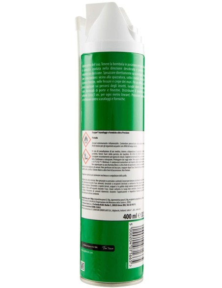 baygon insetticida spray scarafaggi e formiche - 400ml - precision - cannula: tuttocasashop.it: pulizia e cura della casa