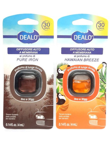 dealo deodorante per bocchette aria auto - 30 giorni - profumi assortiti: tuttocasashop.it: pulizia e cura della casa