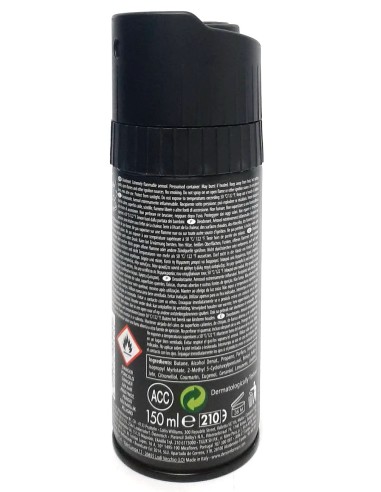denim deodorante corpo - body spray 150ml - black: tuttocasashop.it: igiene e cura della persona