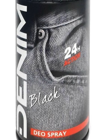 denim deodorante corpo - body spray 150ml - black: tuttocasashop.it: igiene e cura della persona