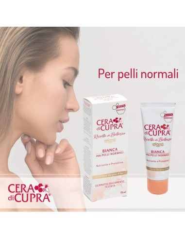 cera di cupra crema viso tubo 75ml - bianca - pelli normali: tuttocasashop.it: igiene e cura della persona