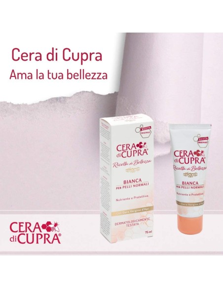 cera di cupra crema viso tubo 75ml - bianca - pelli normali: tuttocasashop.it: igiene e cura della persona
