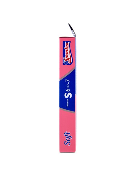 spontex soft guanti gomma felpati - taglia 6.5 s - piccola: tuttocasashop.it: pulizia e cura della casa