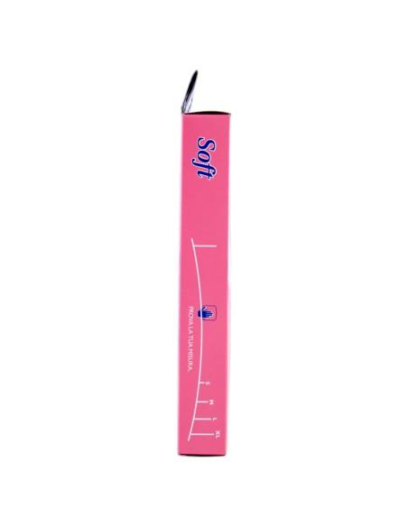 spontex soft guanti gomma felpati - taglia l 8.5 - grande: tuttocasashop.it: pulizia e cura della casa