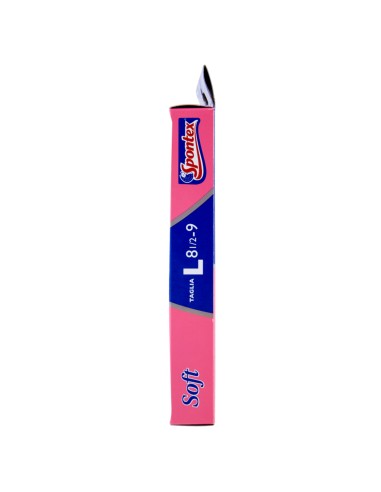 spontex soft guanti gomma felpati - taglia l 8.5 - grande: tuttocasashop.it: pulizia e cura della casa