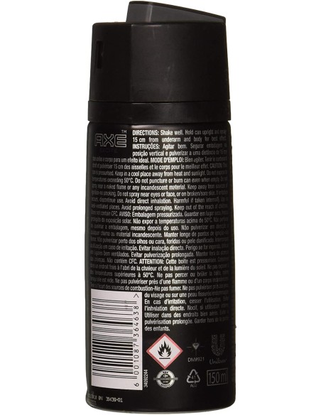 axe deodorante body spray for men - 150ml - excite: tuttocasashop.it: igiene e cura della persona