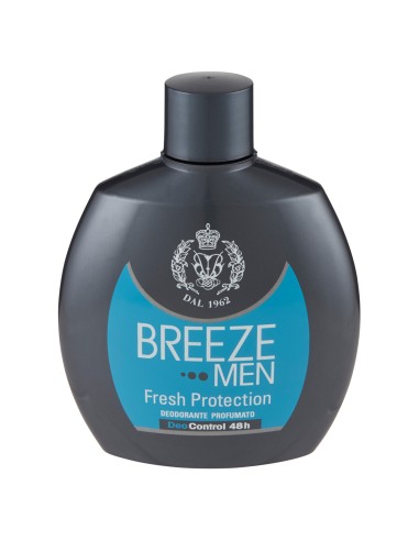 breeze deodorante squeeze no-gas - 100ml - men fresh protection 48h: tuttocasashop.it: igiene e cura della persona