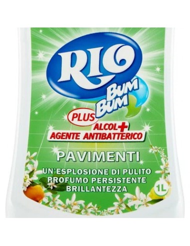 rio bumbum plus+ detergente pavimenti - 1 litro - limone e zagara di sicilia: tuttocasashop.it: pulizia e cura della casa