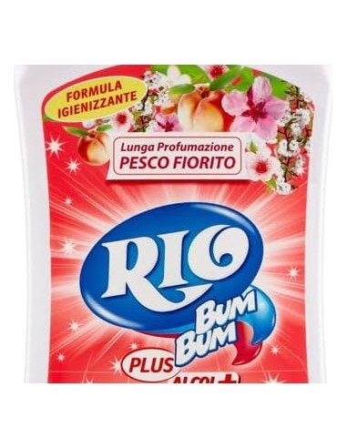 rio bumbum plus+ detergente pavimenti - 1 litro - pesco fiorito: tuttocasashop.it: pulizia e cura della casa