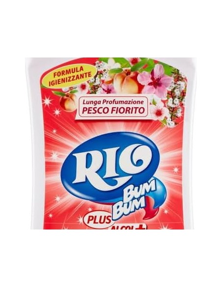 rio bumbum plus+ detergente pavimenti - 1 litro - pesco fiorito: tuttocasashop.it: pulizia e cura della casa