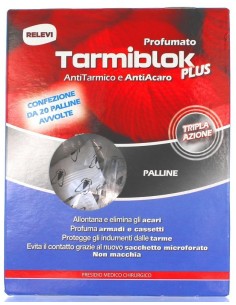 tarmiblok plus - 20 palline sigillate - antitarmico e antiacaro: tuttocasashop.it: pulizia e cura della casa