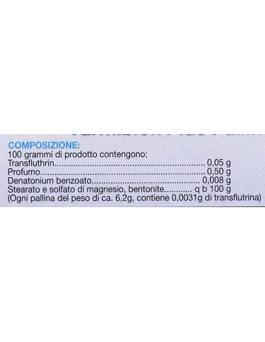 tarmiblok plus - 20 palline sigillate - antitarmico e antiacaro: tuttocasashop.it: pulizia e cura della casa