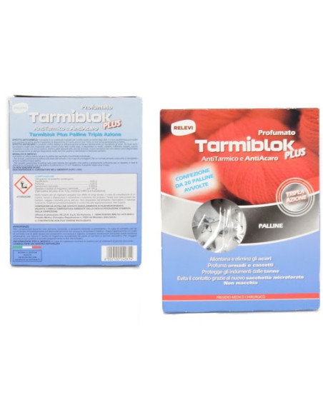 tarmiblok plus - 20 palline sigillate - antitarmico e antiacaro: tuttocasashop.it: pulizia e cura della casa