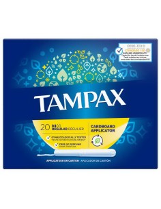 tampax blue box assorbenti igienici interni - 20 pezzi - formato regular: tuttocasashop.it: igiene e cura della persona
