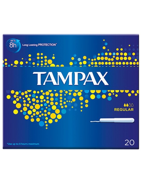 tampax blue box assorbenti igienici interni - 20 pezzi - formato regular: tuttocasashop.it: igiene e cura della persona