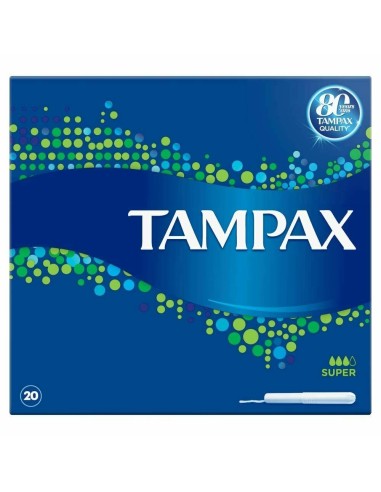 tampax blue box assorbenti igienici interni - 20 pezzi - formato super: tuttocasashop.it: igiene e cura della persona