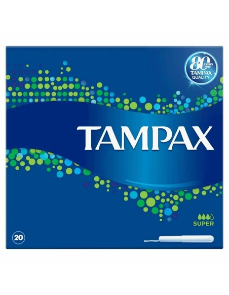 tampax blue box assorbenti igienici interni - 20 pezzi - formato super: tuttocasashop.it: igiene e cura della persona