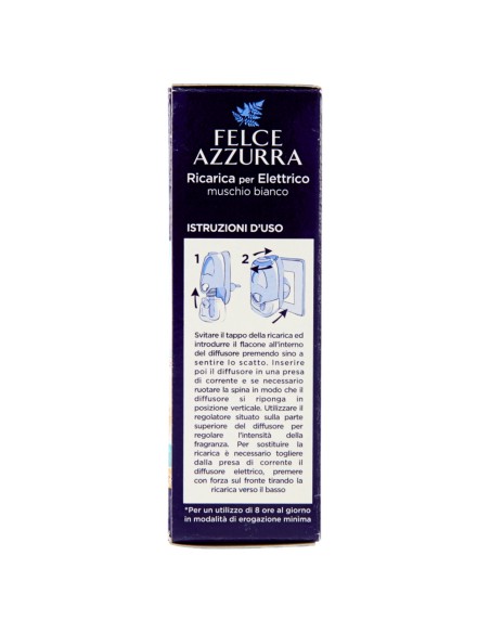 felce azzurra aria di casa ricarica per diffusore elettrico - muschio bianco: tuttocasashop.it: pulizia e cura della casa