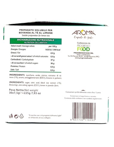 aroma light 30 capsule di gusto - te' al limone - compatibili a modo mio: tuttocasashop.it: altro - bazar
