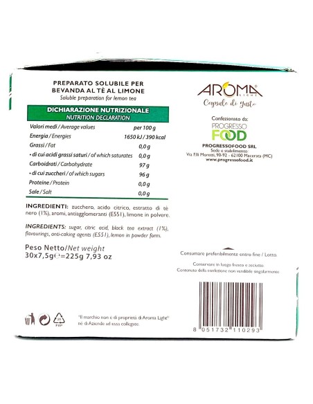 aroma light 30 capsule di gusto - te' al limone - compatibili a modo mio: tuttocasashop.it: altro - bazar