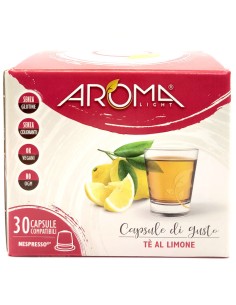 aroma light 30 capsule di gusto - te' al limone - compatibili nespresso: tuttocasashop.it: altro - bazar