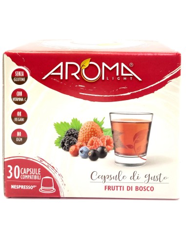 aroma light 30 capsule di gusto - frutti di bosco - compatibili nespresso: tuttocasashop.it: altro - bazar