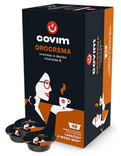 covim ora caffe' - 48 capsule orocrema - compatibili lavazza a modo mio: tuttocasashop.it: altro - bazar