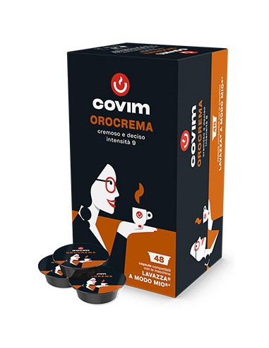 covim ora caffe' - 48 capsule orocrema - compatibili lavazza a modo mio: tuttocasashop.it: altro - bazar