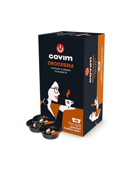 covim ora caffe' - 48 capsule orocrema - compatibili lavazza a modo mio: tuttocasashop.it: altro - bazar