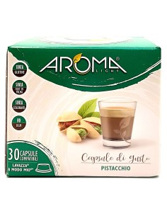 aroma light 30 capsule di gusto - pistacchio - compatibili a modo mio: tuttocasashop.it: altro - bazar
