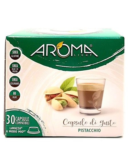aroma light 30 capsule di gusto - pistacchio - compatibili a modo mio: tuttocasashop.it: altro - bazar