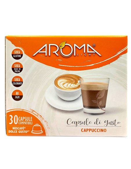 aroma light 30 capsule di gusto - cappuccino - nescafe' dolce gusto: tuttocasashop.it: altro - bazar
