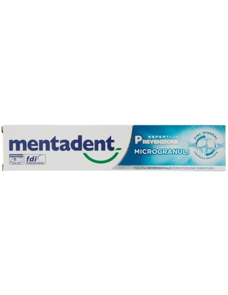 mentadent dentifricio 75ml con microgranuli - perfetta pulizia interdentale: tuttocasashop.it: igiene e cura della persona