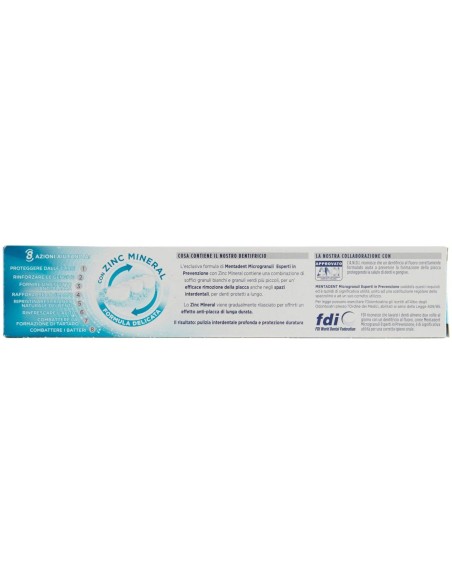 mentadent dentifricio 75ml con microgranuli - perfetta pulizia interdentale: tuttocasashop.it: igiene e cura della persona