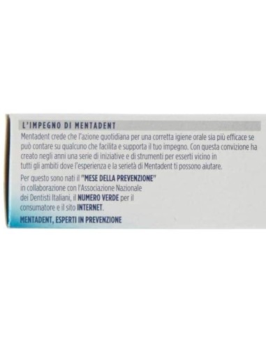mentadent dentifricio 75ml con microgranuli - perfetta pulizia interdentale: tuttocasashop.it: igiene e cura della persona