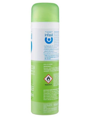 infasil deodorante spray - 150ml - freschezza dinamica - 48h - 2c: tuttocasashop.it: igiene e cura della persona
