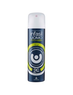 infasil deodorante spray - 150ml - men dry - 48h - 2c - uomo: tuttocasashop.it: igiene e cura della persona