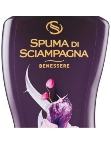 spuma di sciampagna bagnodoccia crema - 650ml - ametista e orchidea: tuttocasashop.it: igiene e cura della persona