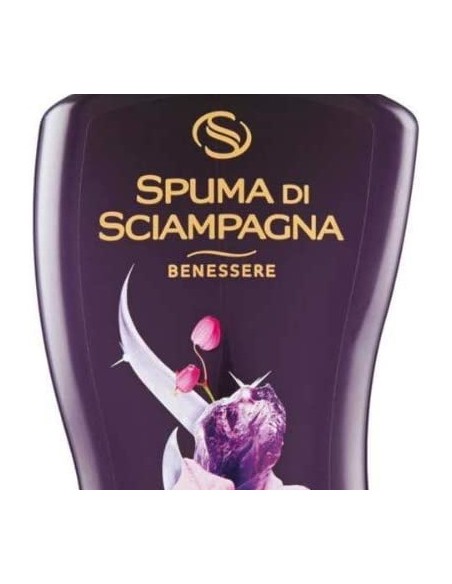 spuma di sciampagna bagnodoccia crema - 650ml - ametista e orchidea: tuttocasashop.it: igiene e cura della persona